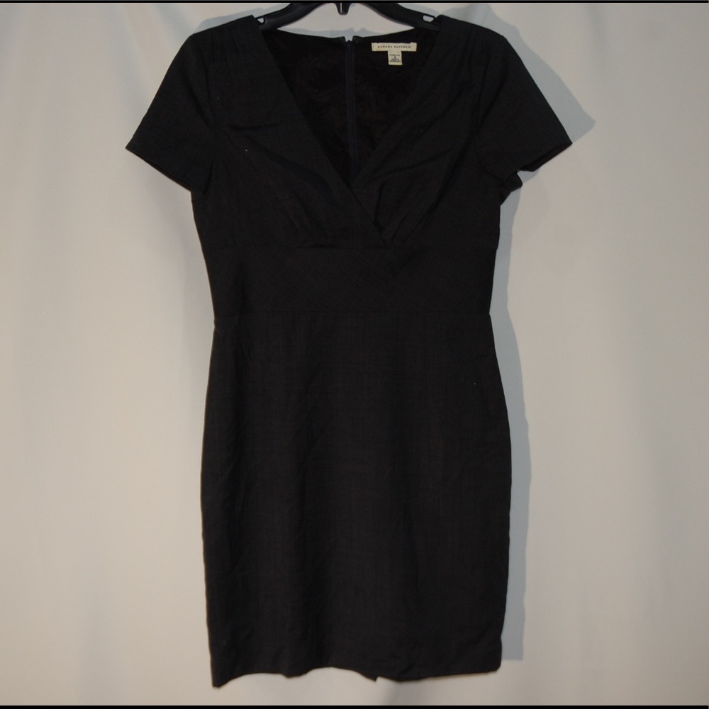 Banana republic v cut out navy dress